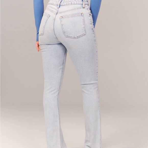 Abercrombie Curve Love High Rise Skinny Jean size 29/8-S - Picture 3 of 4